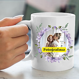 Anneler günü özel resimli kupa